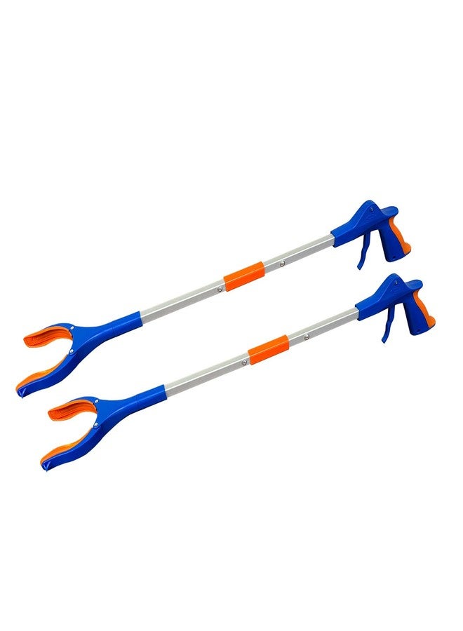 أركميت ملقط ArcMate 32 بوصة Orang-U-Tongs ذو قبضة قوية للاستخدام الداخلي مع مفصل انزلاقي - أداة التقاط بفكين 4.5 بوصة مع أقصى قدر من القبضة، فكين مطاطيين مضادين للانزلاق، سعة 5 أرطال (عبوة من قطعتين) - Image 1