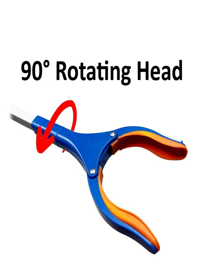 أركميت ملقط ArcMate 32 بوصة Orang-U-Tongs ذو قبضة قوية للاستخدام الداخلي مع مفصل انزلاقي - أداة التقاط بفكين 4.5 بوصة مع أقصى قدر من القبضة، فكين مطاطيين مضادين للانزلاق، سعة 5 أرطال (عبوة من قطعتين) - Image 3