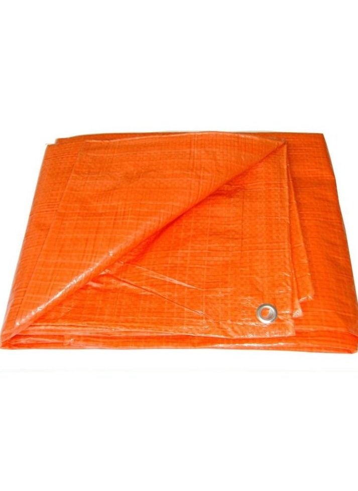 Hassan - Waterproof tarpuline cover Outdoor Tarp orange Plastic Sheet, Balcony Rainproof Shed - Image 1