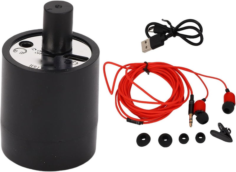 Voice Listen Detector, Amplifier High Strength Through Wall Microphone Small Pipe Water Oil Leakage Detector Clear Sound - Image 1