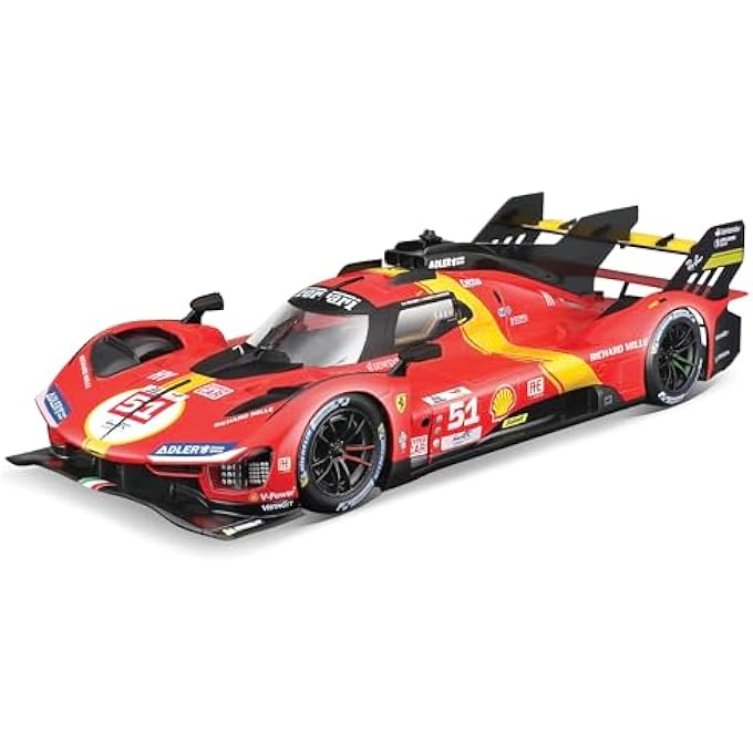 Ferrari ماي تشونغ 1/18 فيراري ريسينغ - 499P LMH 2023#51 - أحمر - جديد 2024 - Image 1