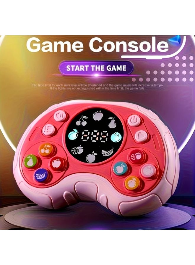 Pink Game Console Interactive Educational Learning Toy For Kids Brain Development - Image 5