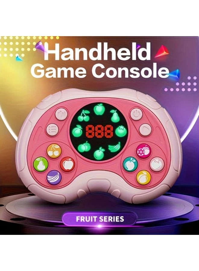 Pink Game Console Interactive Educational Learning Toy For Kids Brain Development - Image 1