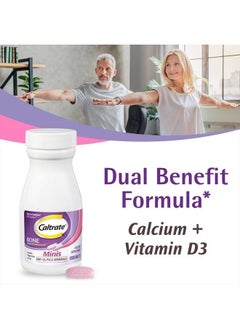 Caltrate 600+D3 Plus Minerals Mini Calcium & Vitamin D3 Supplement Mini Tablet, 600 mg, 150 Count (Pack of 3)  - Image 2