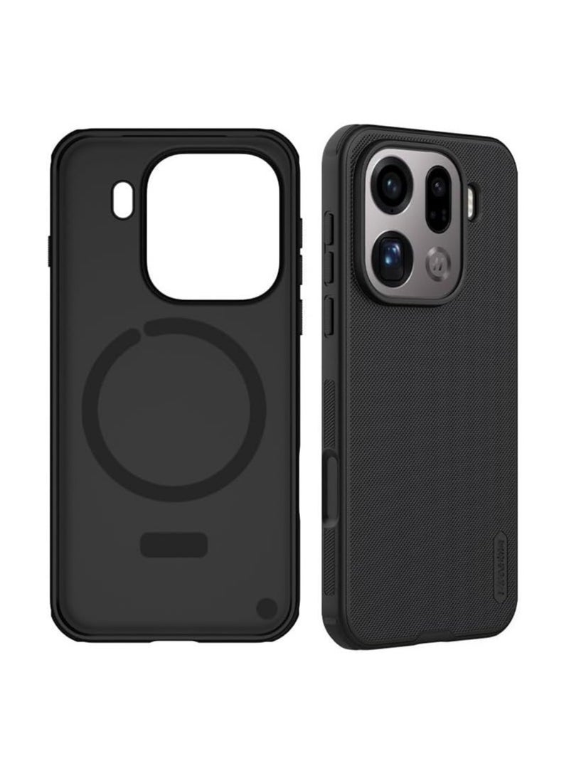 general Magnetic Protective Case for OPPO Find X9 Pro, [Supports Wireless Charging] Matte Shield Pro Ultra-Thin Edition Matte Hard PC Back Cover with Soft TPU Edges for Shock Protection - Image 1