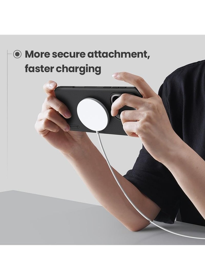 general Magnetic Protective Case for OPPO Find X9 Pro, [Supports Wireless Charging] Matte Shield Pro Ultra-Thin Edition Matte Hard PC Back Cover with Soft TPU Edges for Shock Protection - Image 4