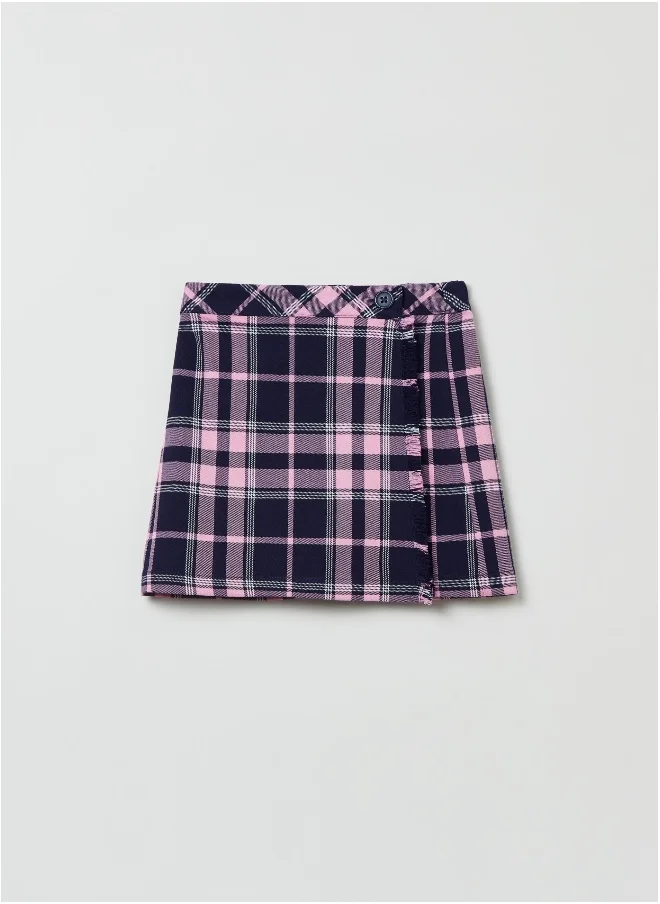 Ovs OVS Girls Checked Wrap Skirt