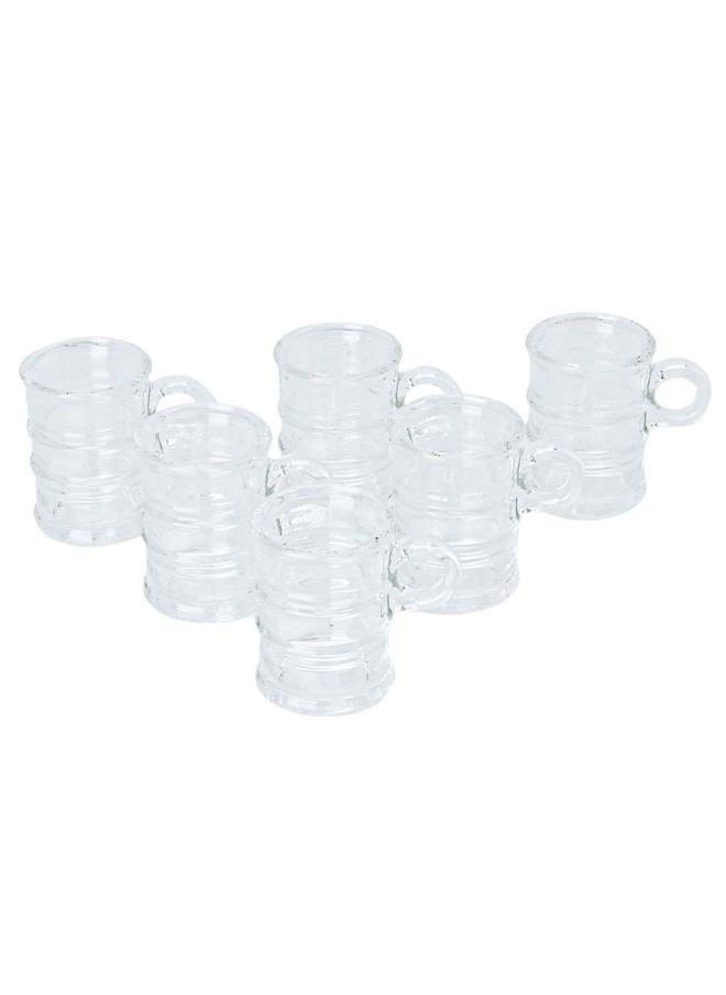 Alsaif Glass Tea Bialat Serving Set 6 Pieces Clear  - Image 1