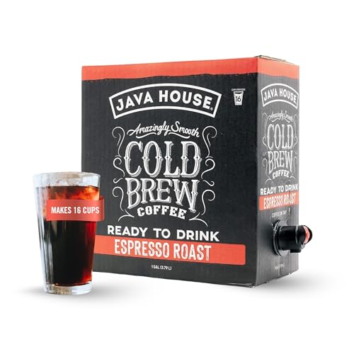 Java House dark roast Liquid Cold Brew Coffee On Tap Espresso 128 Fl Oz - Image 1