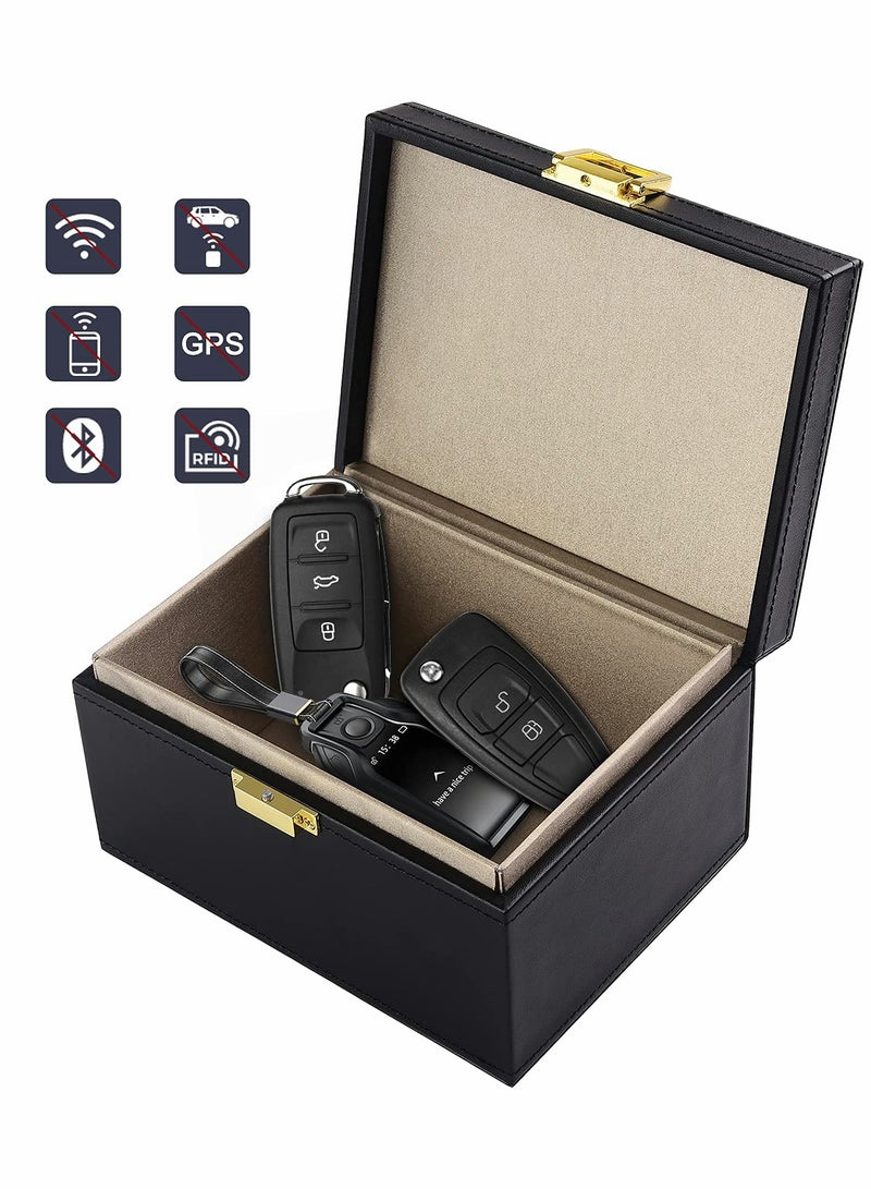 Car Key Signal Shielding Box, Keyless Fob Protection Case for Vehicle Security - Image 1