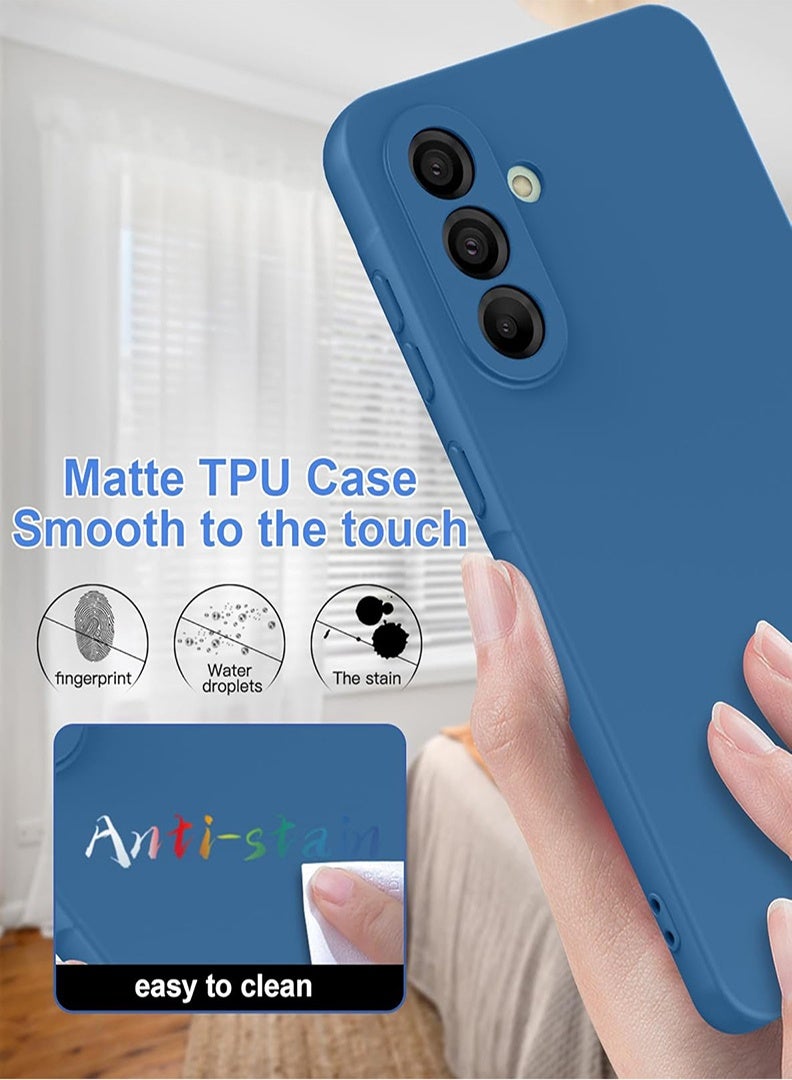 Case Up Compatible with A55 6.6 Inch Case, Premium Matte PC [Soft Anti-Scratch] Shockproof Protective Slim Phone Cover for A55 2024, Blue - Image 4