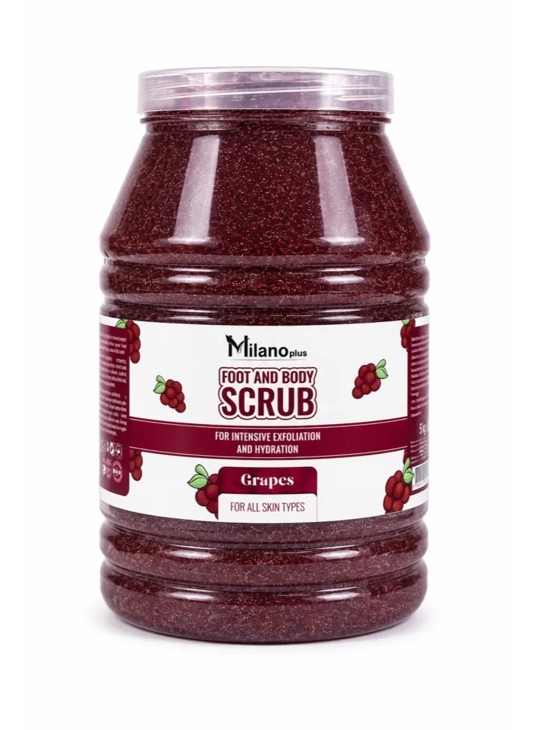 Milano Plus Foot and Body Gel Scrub Grapes 5kg