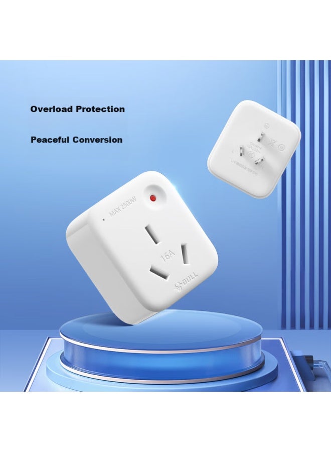 Bull Air Conditioner Socket, 10a To 16a Conversion Plug/power Adapter, 1-port Wireless 10a To 16a Plug, Overpower And Overload Protection, Gn-901t - Image 3
