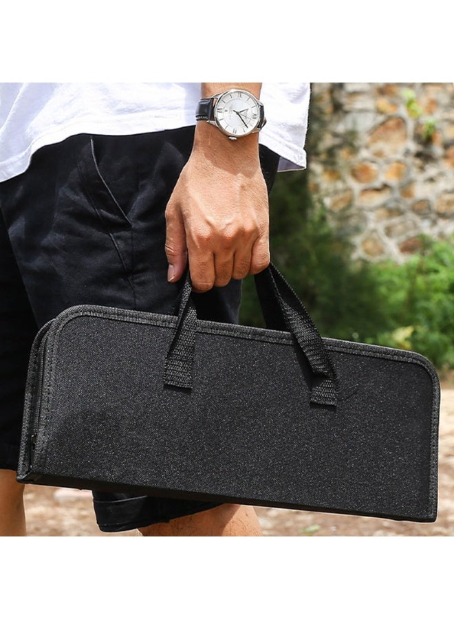 كينجمازي مجموعة أدوات شواء 18 قطعة من الفولاذ المقاوم للصدأ مع حقيبة تخزين - Image 4