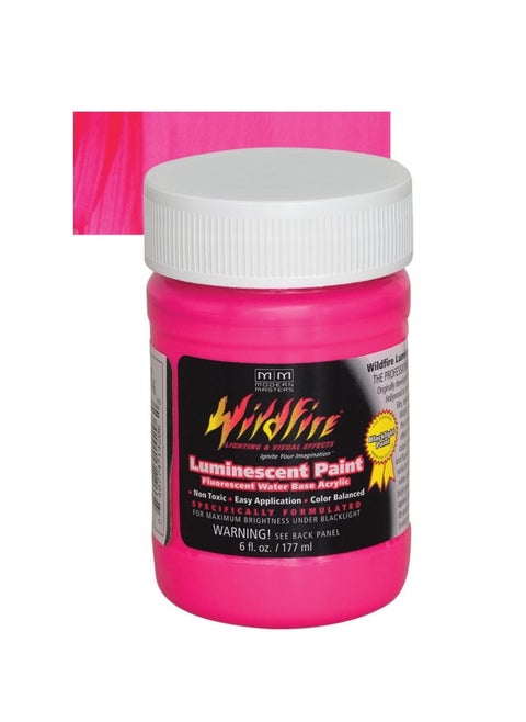 Wildfire Luminescent Fluorescent Acrylic Paint 177ml