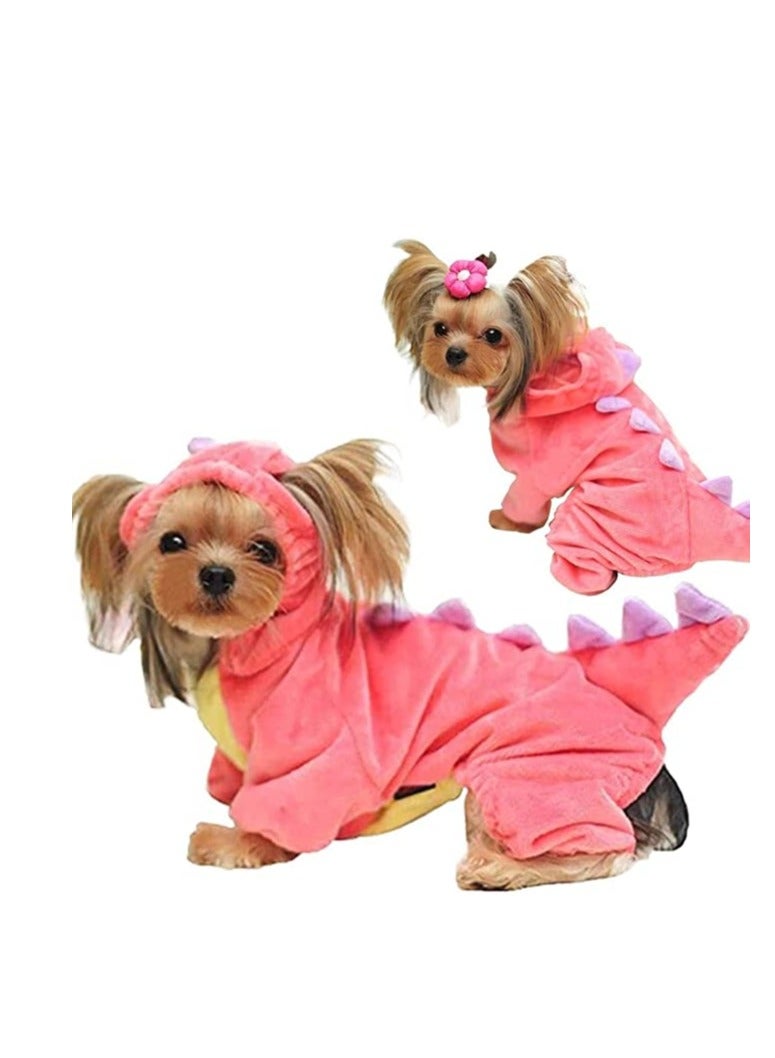 SYOSI Dog Cat Dinosaur Costumes Pet Costume Pet Cosplay Dress Funny Dinosaur Costume Pet Dinosaur Hoodie for Small Dogs  - Image 1