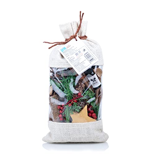 IRIS Potpourri in Jute Bag Fragrance Silk Musk 200 gram with Potpourri Refresher Oil 5ml - Image 3