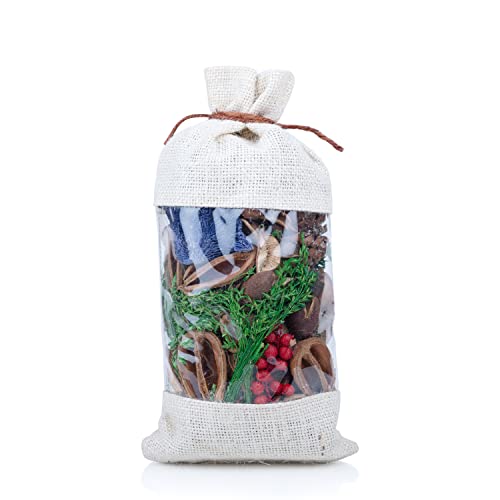 IRIS Potpourri in Jute Bag Fragrance Silk Musk 200 gram with Potpourri Refresher Oil 5ml - Image 2