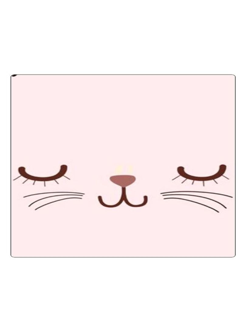 RKN Printed Anti-Slip Gaming Mouse Pad Pink/Brown