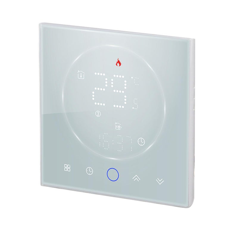 Wireless Programmable Smart Thermostat Recessed 13mm LED Screen AC95 240V Temperature Controller White - Image 3