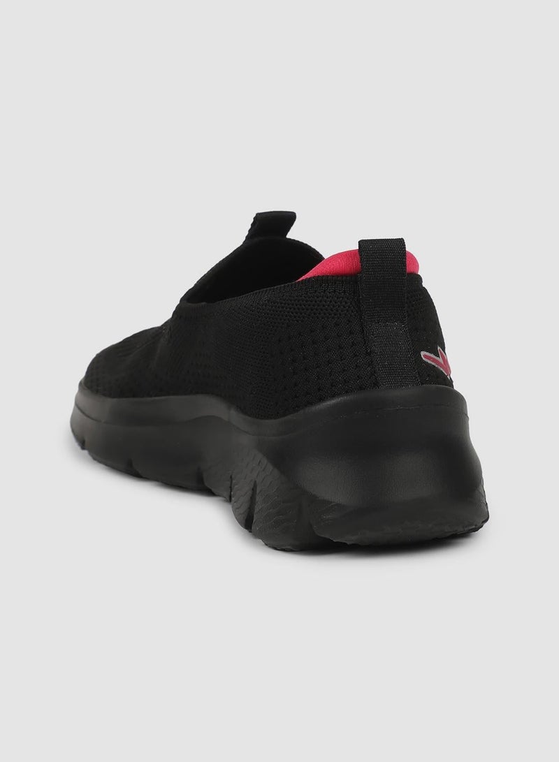 CAMPUS Women's Black Slip On Walking Shoes - Lightweight Shoes, Elegant Design for Minimal Look - Image 4