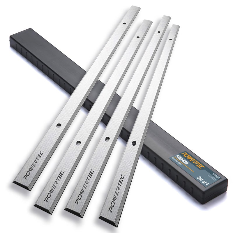POWERTEC 13 Inch Planer Blades for Ryobi AP1300 Planer, Replacement for 6660664, 290202-000 Planer Knives, Set of 4 (12806DDV) - Image 1