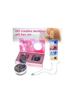 maya accessories Pearl Kit, Pearl Kit Box Pearl in Oyster, DIY Creative Necklace Jewelry Gift Set, Fashion Creations Kit with Pendant Necklace Durable for Women Girls, bamboo