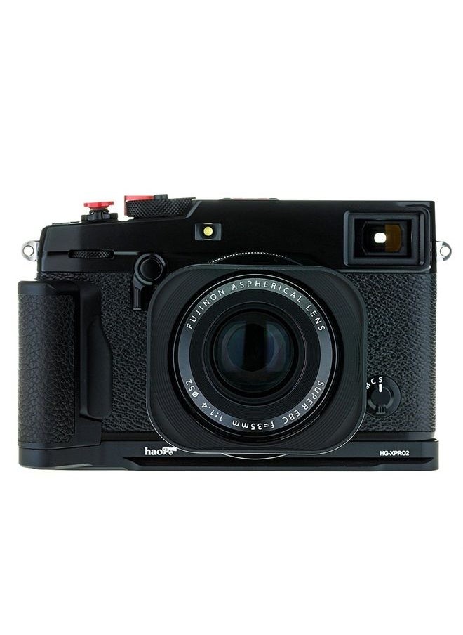 Haoge - LH-X53 Bayonet Square Metal Lens Hood for Fujifilm Fuji Fujinon XF 35mm F1.4 R / XF35mmF1.4 R, XF 18mm F2 R / XF18mmF2 R, XF 60mm F2.4 R Macro / XF60mmF2.4 R Macro Lens - Image 1