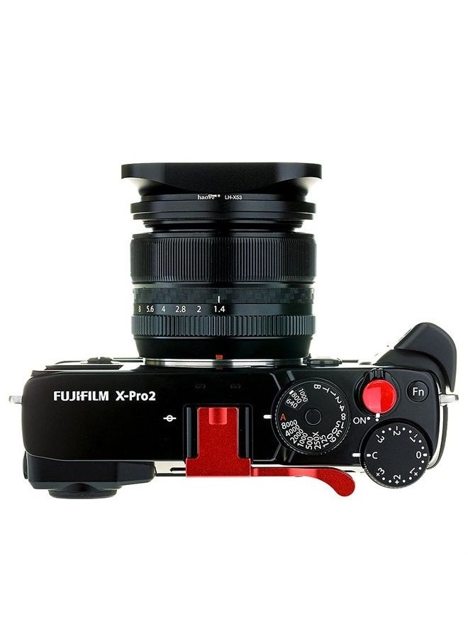 Haoge - LH-X53 Bayonet Square Metal Lens Hood for Fujifilm Fuji Fujinon XF 35mm F1.4 R / XF35mmF1.4 R, XF 18mm F2 R / XF18mmF2 R, XF 60mm F2.4 R Macro / XF60mmF2.4 R Macro Lens - Image 1
