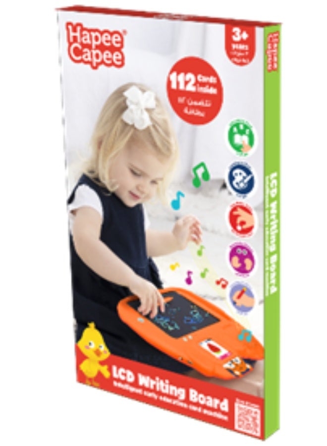 Hapee Capee LCD Writing Board with Flash Cards English/Arabic Language, Battery Operated | Learn the Fruits & Animals | Entertaining Toy | Educational Toy | Early Learning Toy | Helps with Motor Skill Development | Perfect Gift for Toddler - Image 3