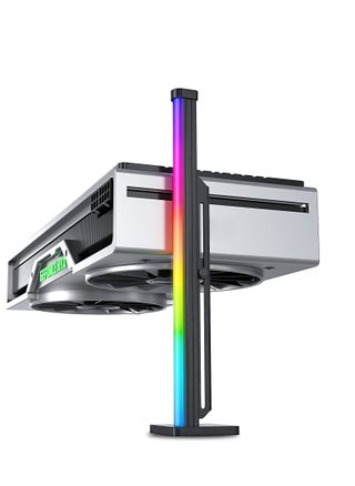 Adjustable GPU Support Bracket for Graphics Card, Anti-Sag Holder with SATA Holster, Includes Flexible Silicone Rainbow Light Strip and Side Neon Lighting. - pzsku/Z8F50BDB7C2EF02EE50A3Z/45/_/1723085953/ae3c4a9a-3f2f-4379-947f-ed067c569d88