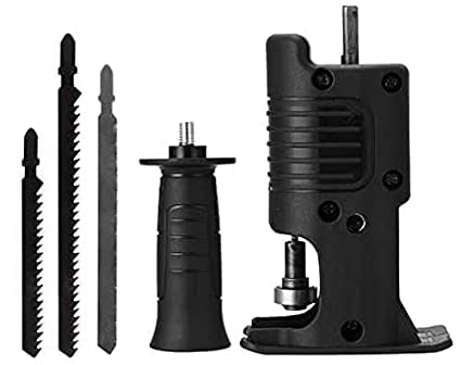 VENEKETY Reciprocating Adapter Electric Drill Modified Household Saw Power Drill to Jig Saw Portable Woodworking Cutting Tool Corded Electric - Image 1