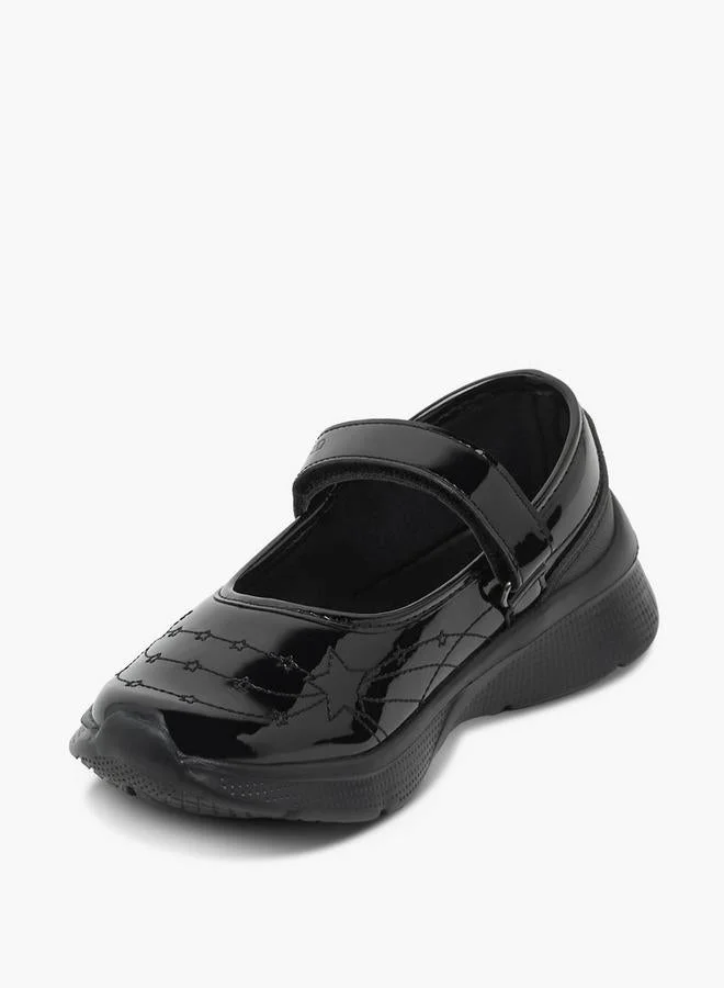 Kappa BLACK Girls Hook & Loop Mary Jane School Shoes for Women | Best Price UAE