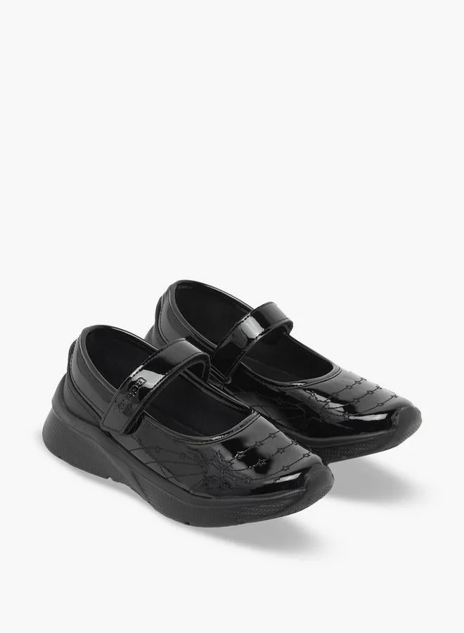 Kappa BLACK Girls Hook & Loop Mary Jane School Shoes for Women | Best Price UAE
