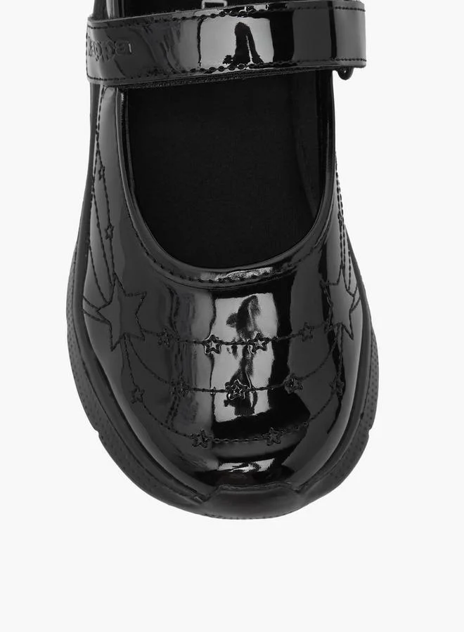 Kappa BLACK Girls Hook & Loop Mary Jane School Shoes for Women | Best Price UAE