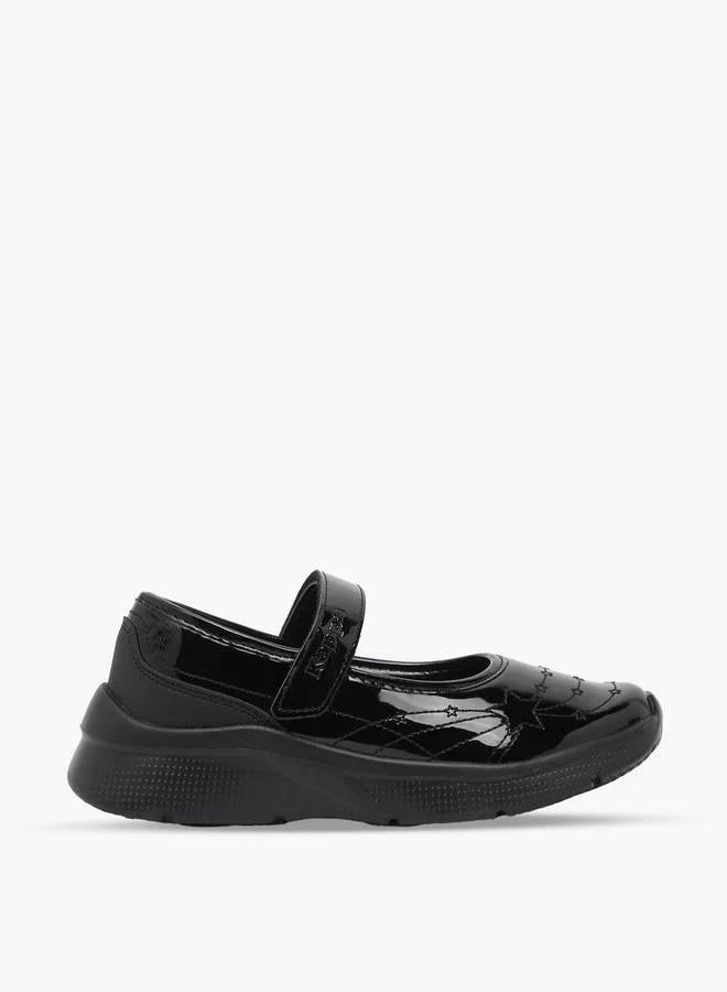 Girls Hook & Loop Mary Jane School Shoes