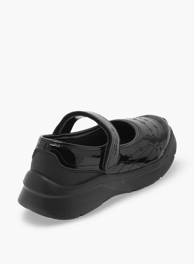 Kappa BLACK Girls Hook & Loop Mary Jane School Shoes for Women | Best Price UAE
