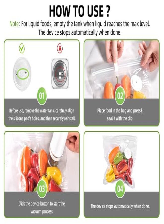 VENMATE Vacuum Sealer Bags, Double Zipper Seal BPA Free Microwaveable Vacuum Storage Bag for Food - Image 5