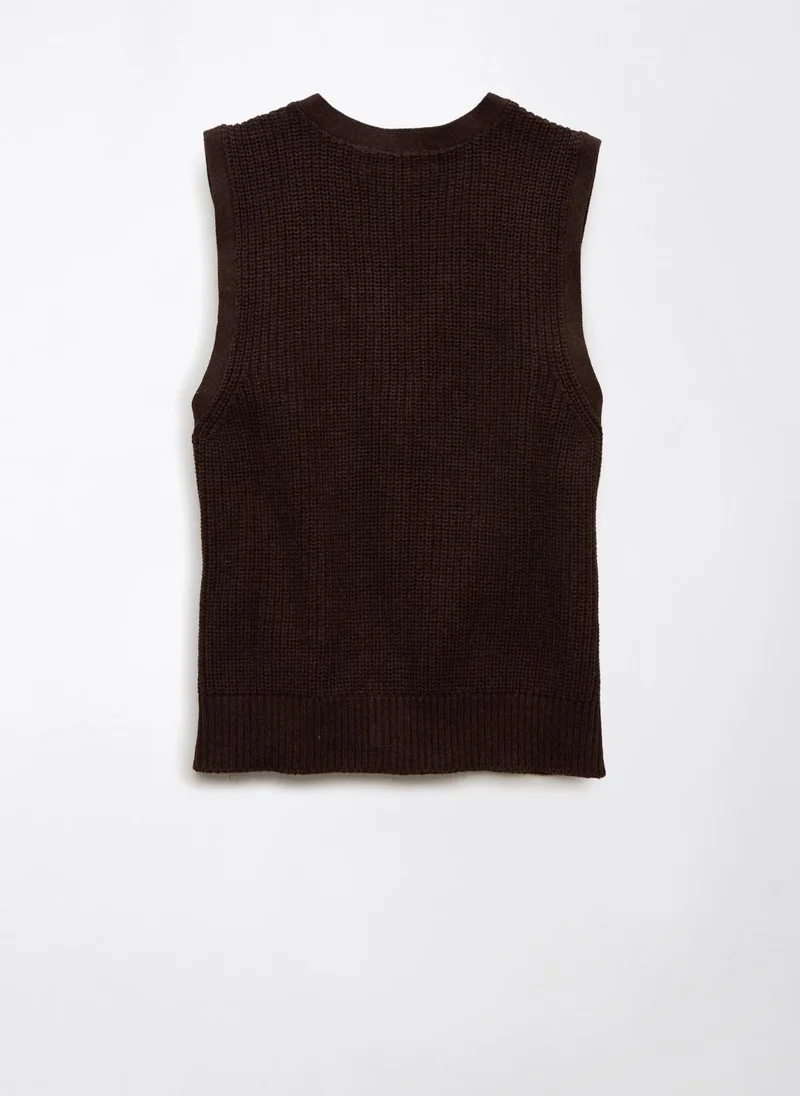 امريكان ايجل AE Button-Up Sweater Vest