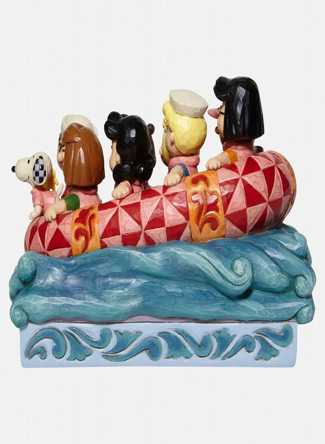 Enesco Peanuts by Jim Shore The Gang Rafting Figurine, 5.5 Inch, Multicolor - Image 5