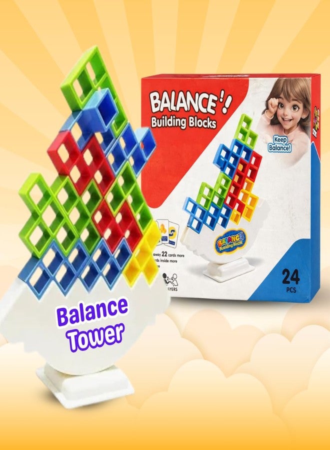 Wishluck Building Blocks Tetra Tower Balance Game for Kids & Adults | Fun Indoor Stacking Board Game for Family Play | Improves Focus, Balance & Coordination - Image 4