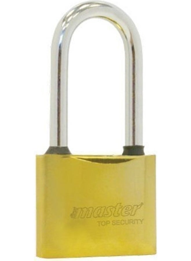 Master - Padlock Yellow Plated Long 32MM - Image 1