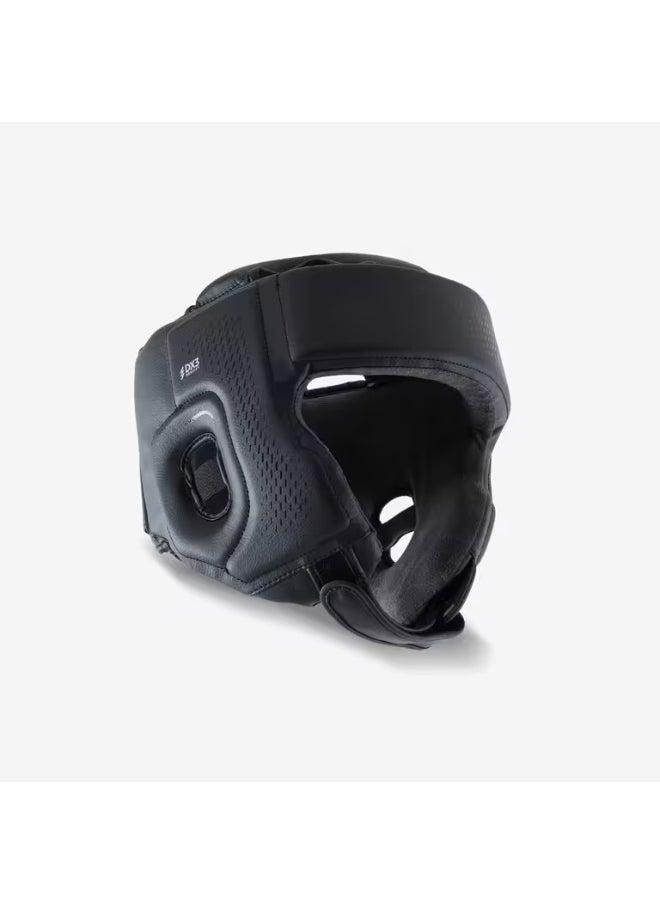 OUTSHOCK Adult Boxing Open Face Headguard 900 - Black  - Image 1