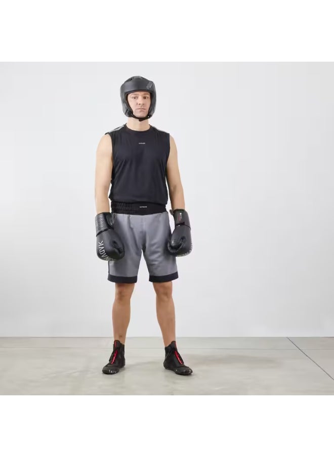 OUTSHOCK Adult Boxing Open Face Headguard 900 - Black  - Image 5