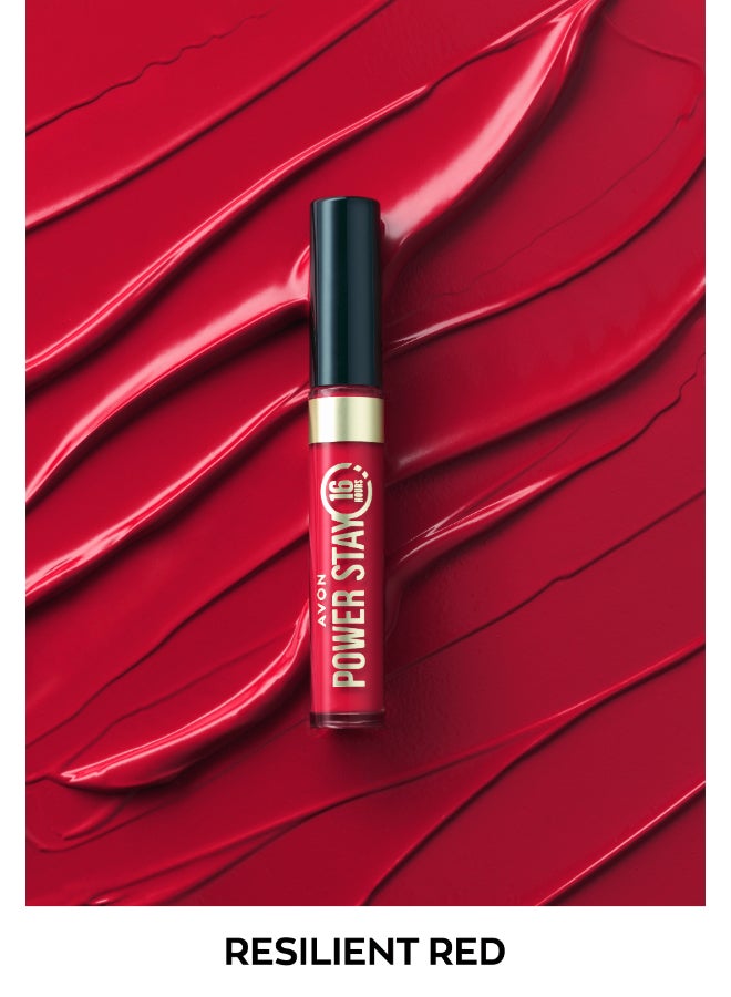 AVON Power Stay Liquid Lip - Resilient Red 6ml - Image 2