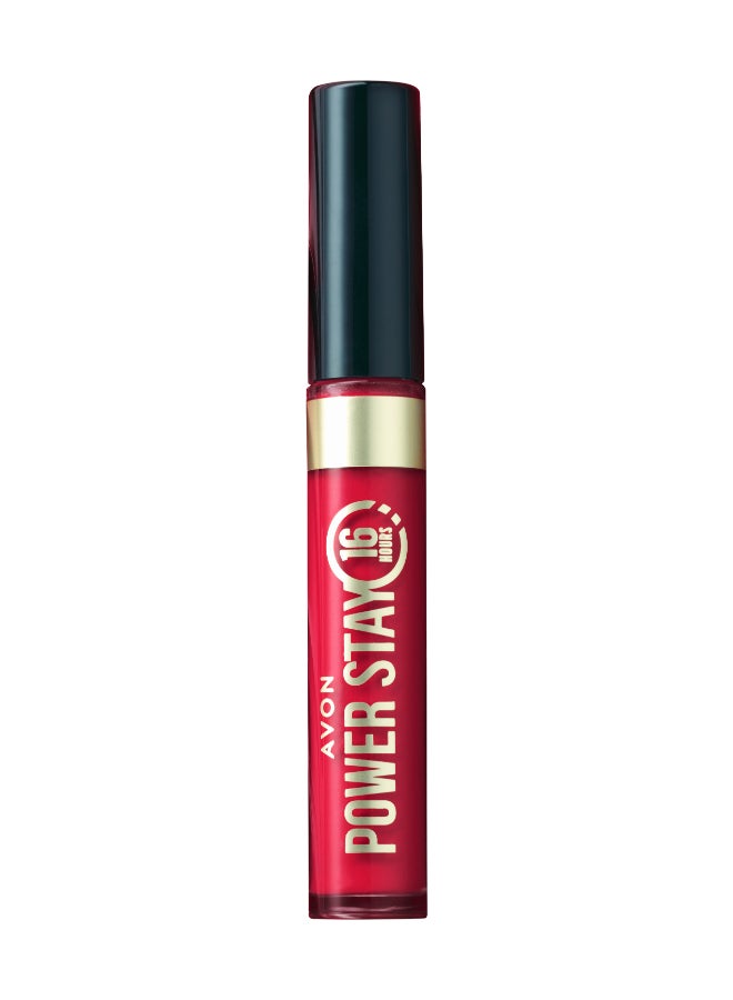 AVON Power Stay Liquid Lip - Resilient Red 6ml - Image 1