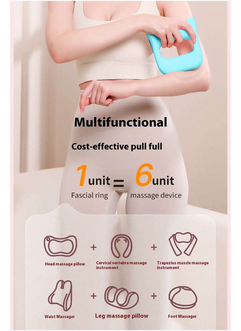 Portable Massage Ring, Bundled Vibration Modes to Relieve Muscle Soreness, Quiet Electric Sport Massager, Muscle Massage and Relaxation