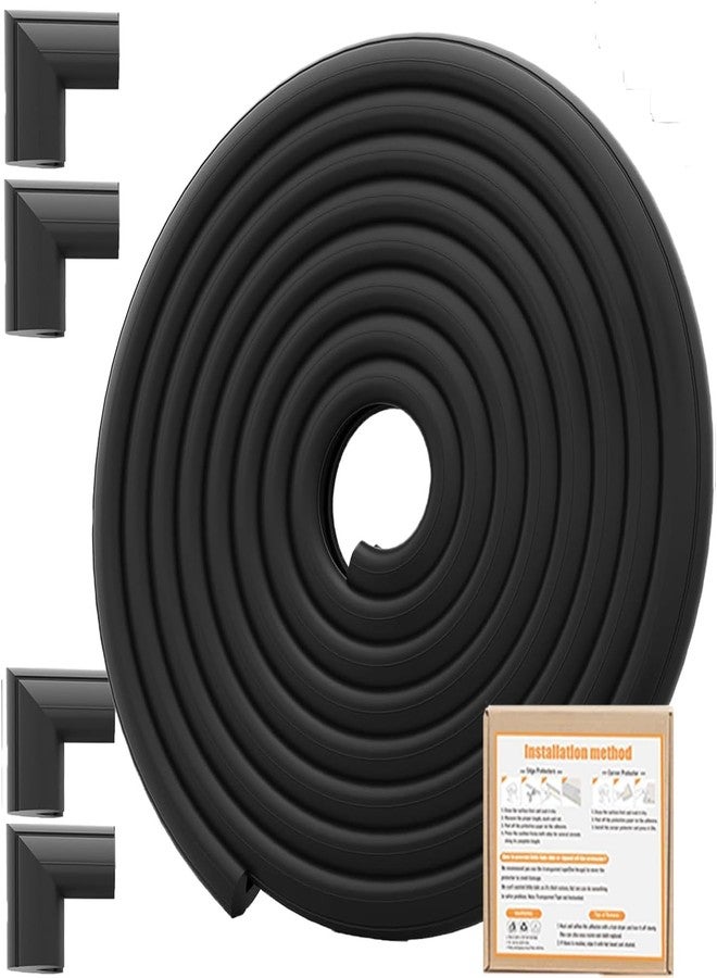 Dekukar Baby Proof Corners and Edges Protector 8.2ft (Large 7.5ft Edge+4 Corner Guard), Fireplace Baby Proofing Bumper, Heavy-Duty Soft NBR Foam Edge Corner Protector for Furniture Table, Childsafe/Pre-Taped - Image 1