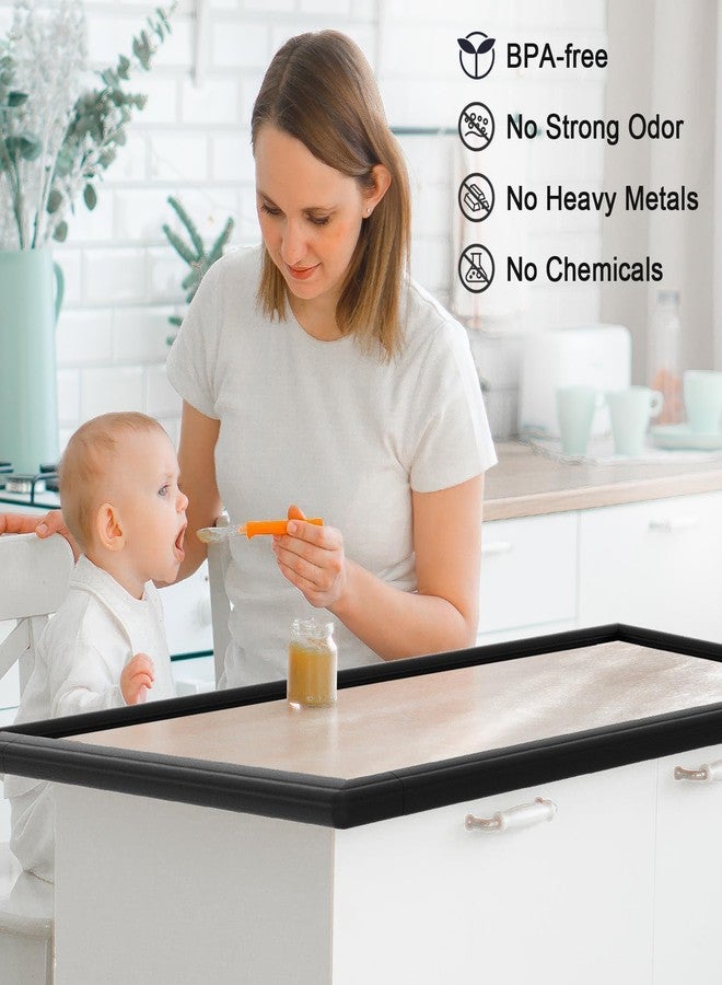Dekukar Baby Proof Corners and Edges Protector 8.2ft (Large 7.5ft Edge+4 Corner Guard), Fireplace Baby Proofing Bumper, Heavy-Duty Soft NBR Foam Edge Corner Protector for Furniture Table, Childsafe/Pre-Taped - Image 4