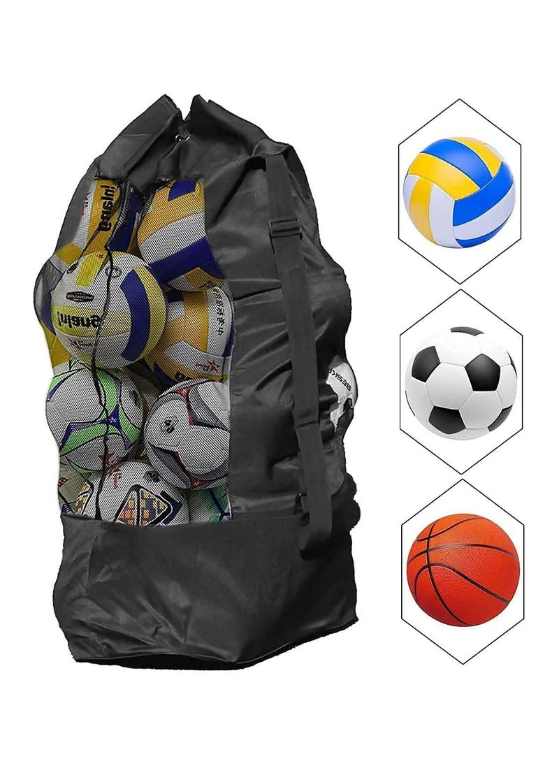 ULTIMAX Heavy Duty Basketball Volleyball Soccer Rug Ball Football Carrying Net Shoulder Bag  - Image 1